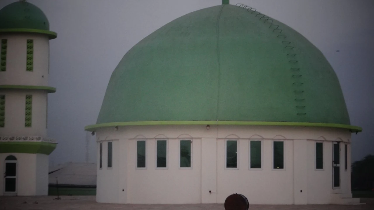 A real view of Tamale Central Mosque in Northern Ghana