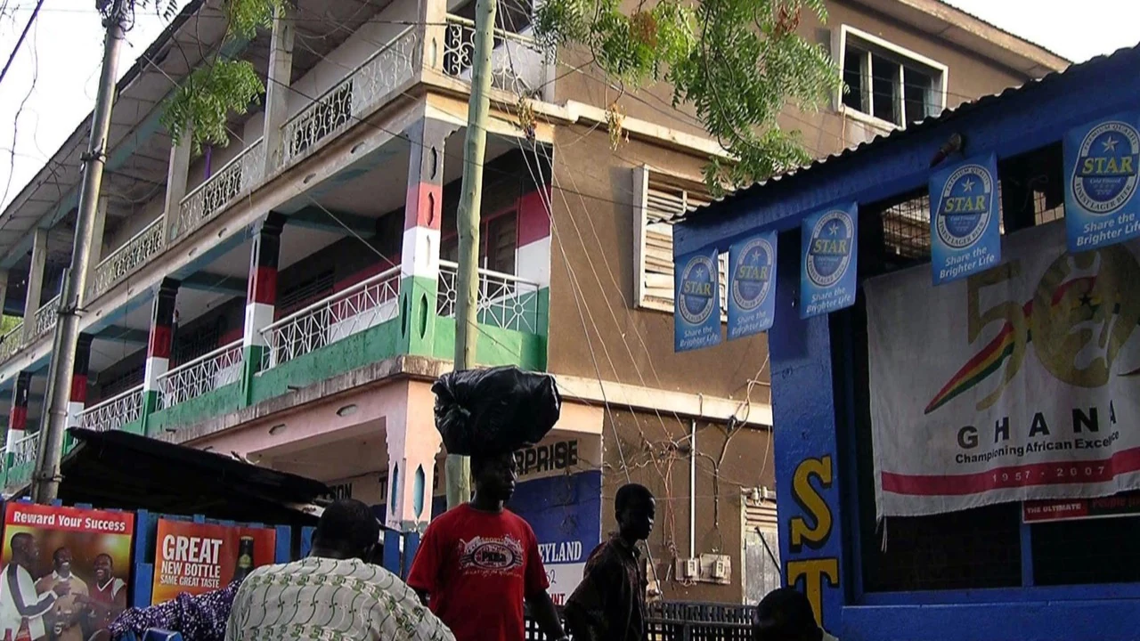 A real street view in Bolgatanga, Ghana