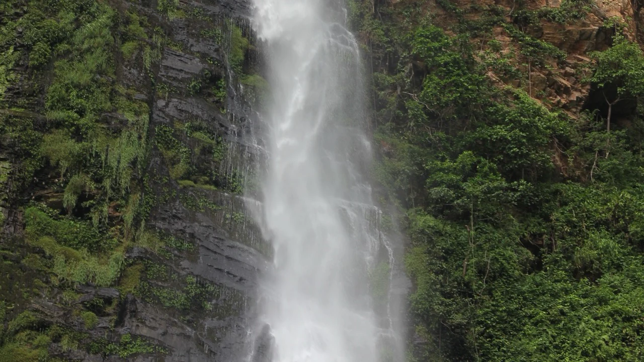 A real view of Wli Waterfalls in Ghana's Volta Region