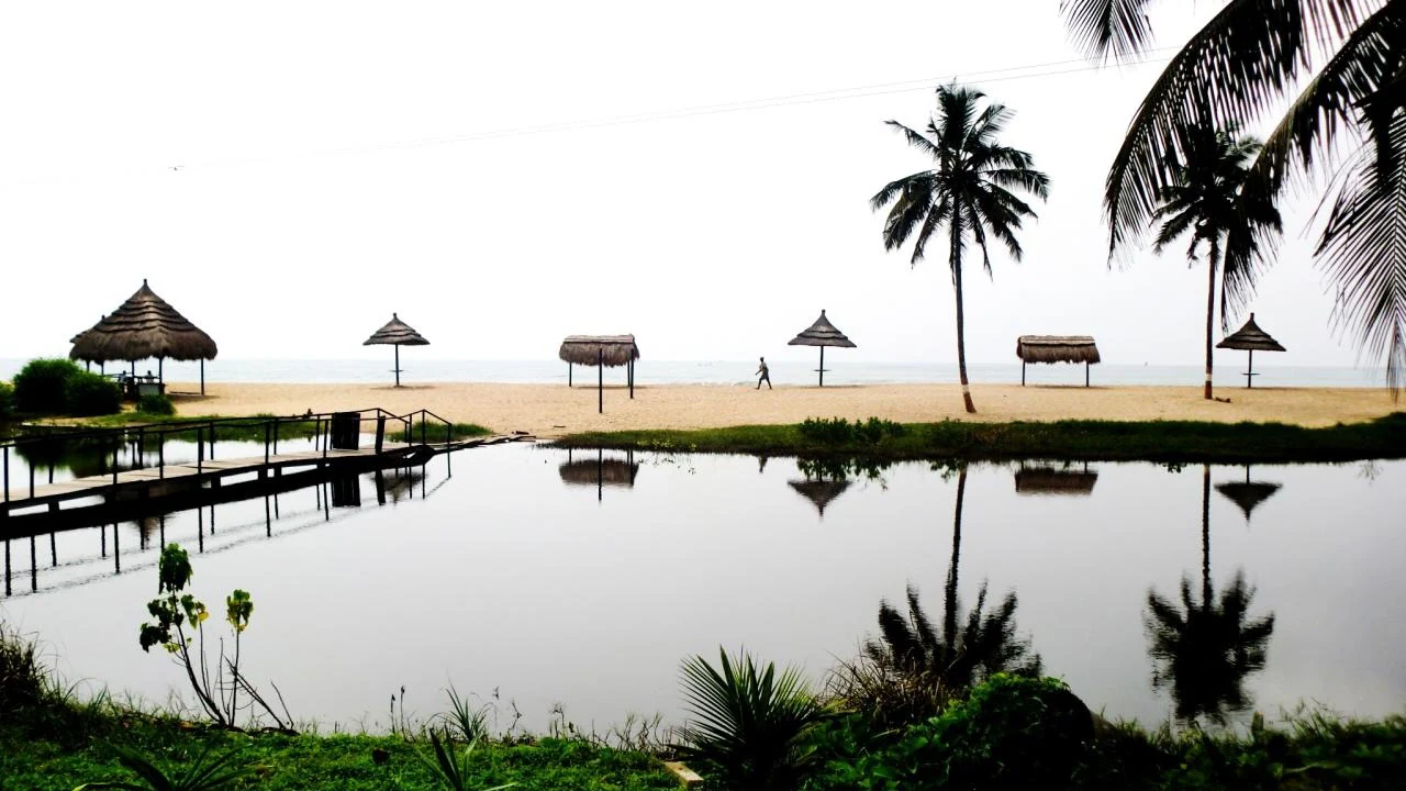 A real view of Busua beach in Ghana's Western Region